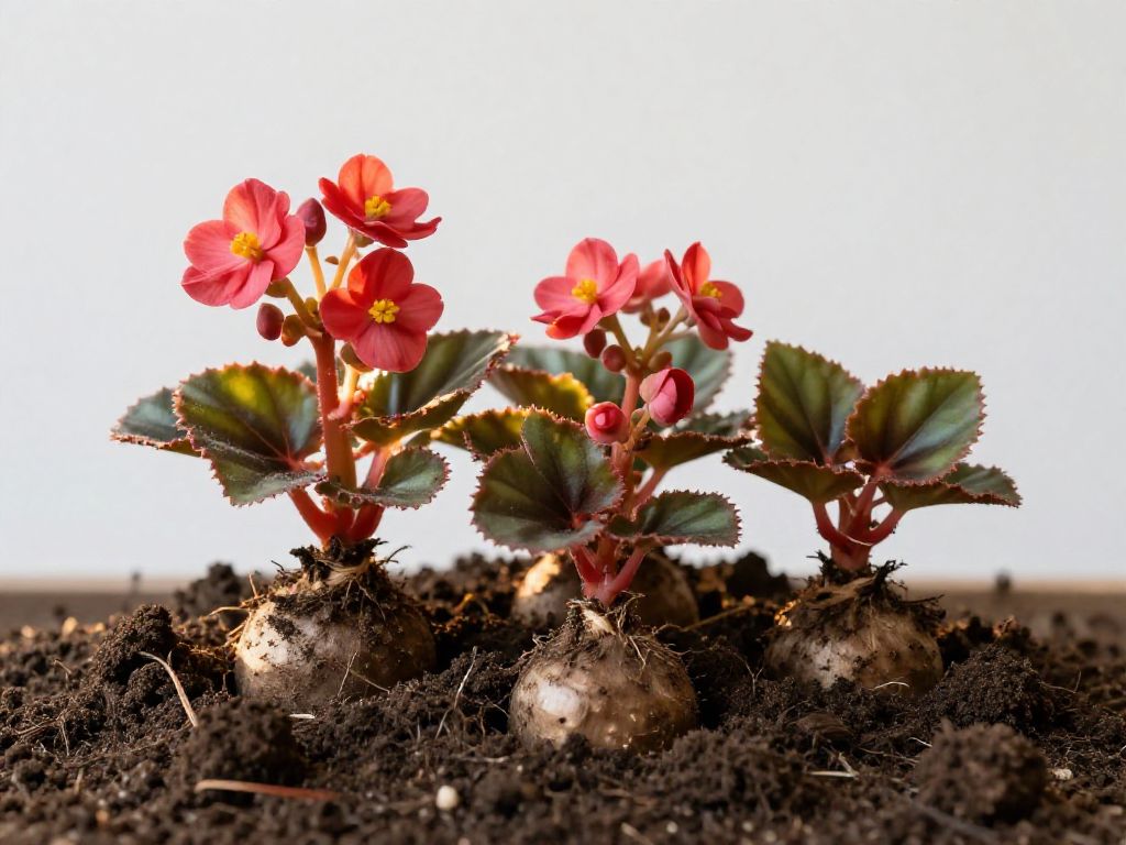 Begonia bulwiasta: kiedy sadzić bulwy, aby cieszyć się obfitym kwitnieniem?